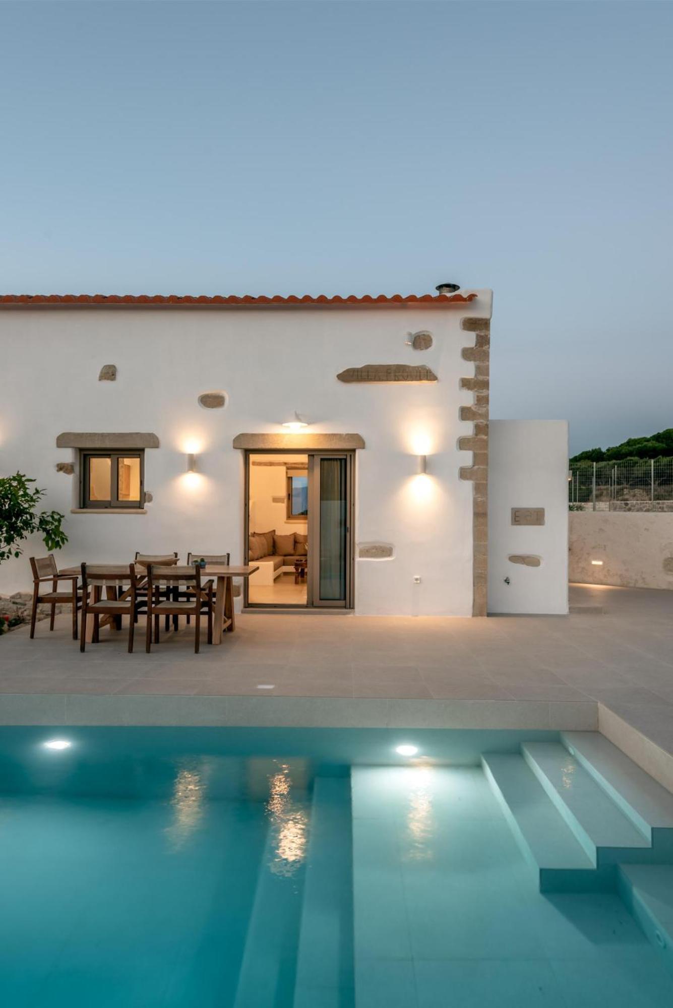 Villa Froudi Near Falaserna Beach 基萨莫斯 外观 照片
