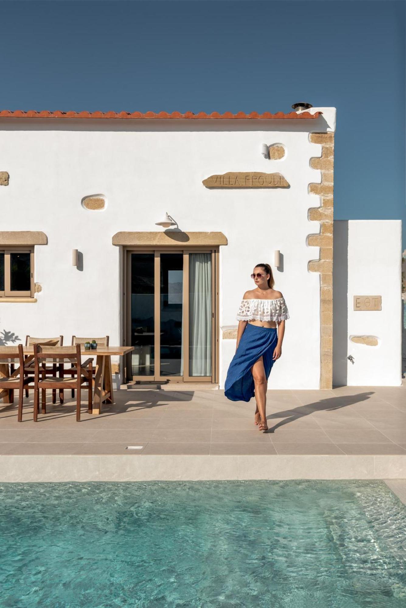 Villa Froudi Near Falaserna Beach 基萨莫斯 外观 照片
